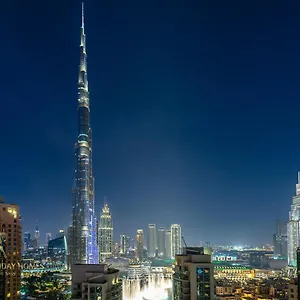 شقة Marco Polo - 2 Bedroom With Burj Khalifa View - 5 Min To Mall, دبي